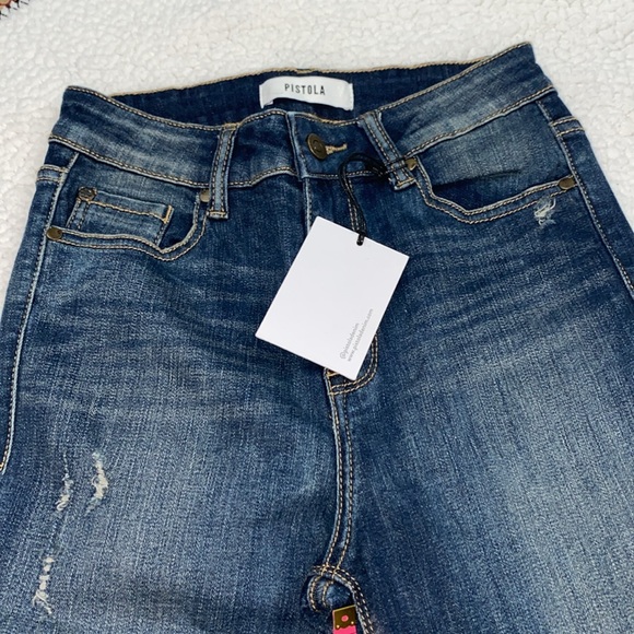 Pistola Jeans Size 24 Skinny Leg Fit - Picture 6 of 7